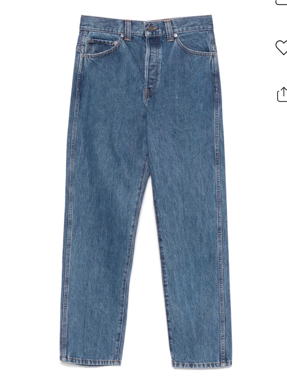 Khaite high rise tapered jeans